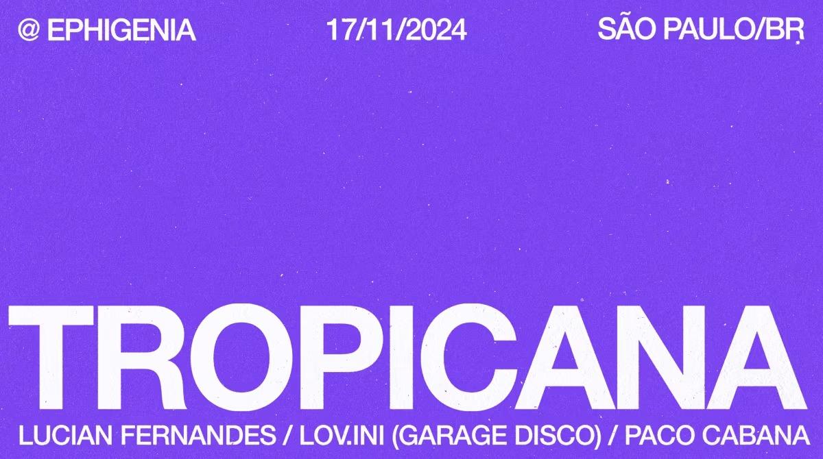 : Tropicana: Showcase: São Paulo / Br :