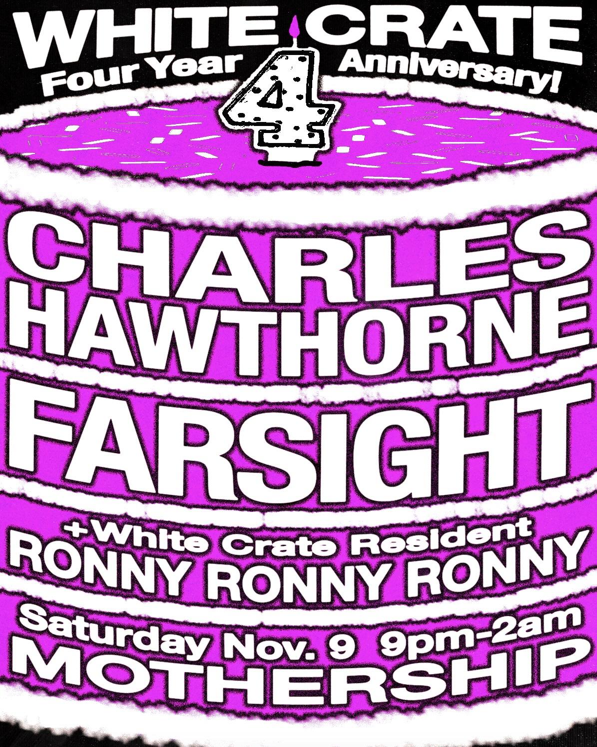 White Crate 4-Year Anniversary Afterparty Feat. Farsight And Charles Hawthorne