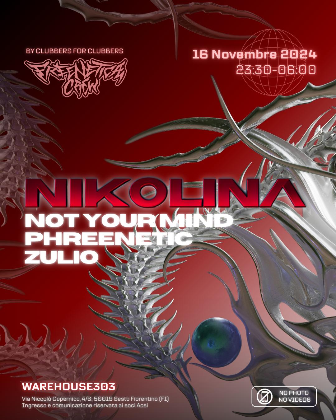 Freenetica Crew Invites Nikolina - Not Your Mind - Phreenetic - Zulio