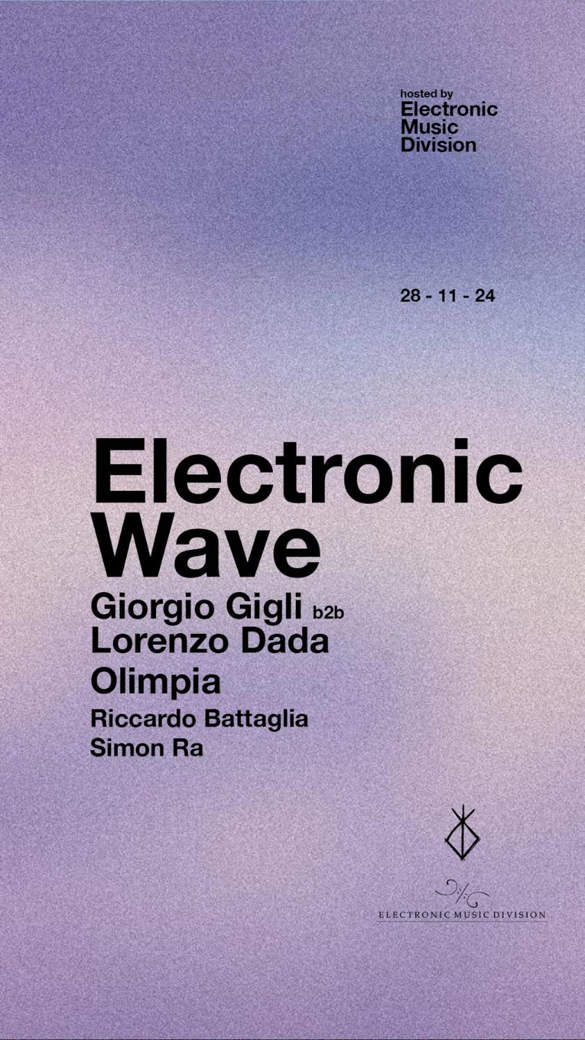 28.11 Electronic Wave W/ Giorgio Gigli & Lorenzo Dada