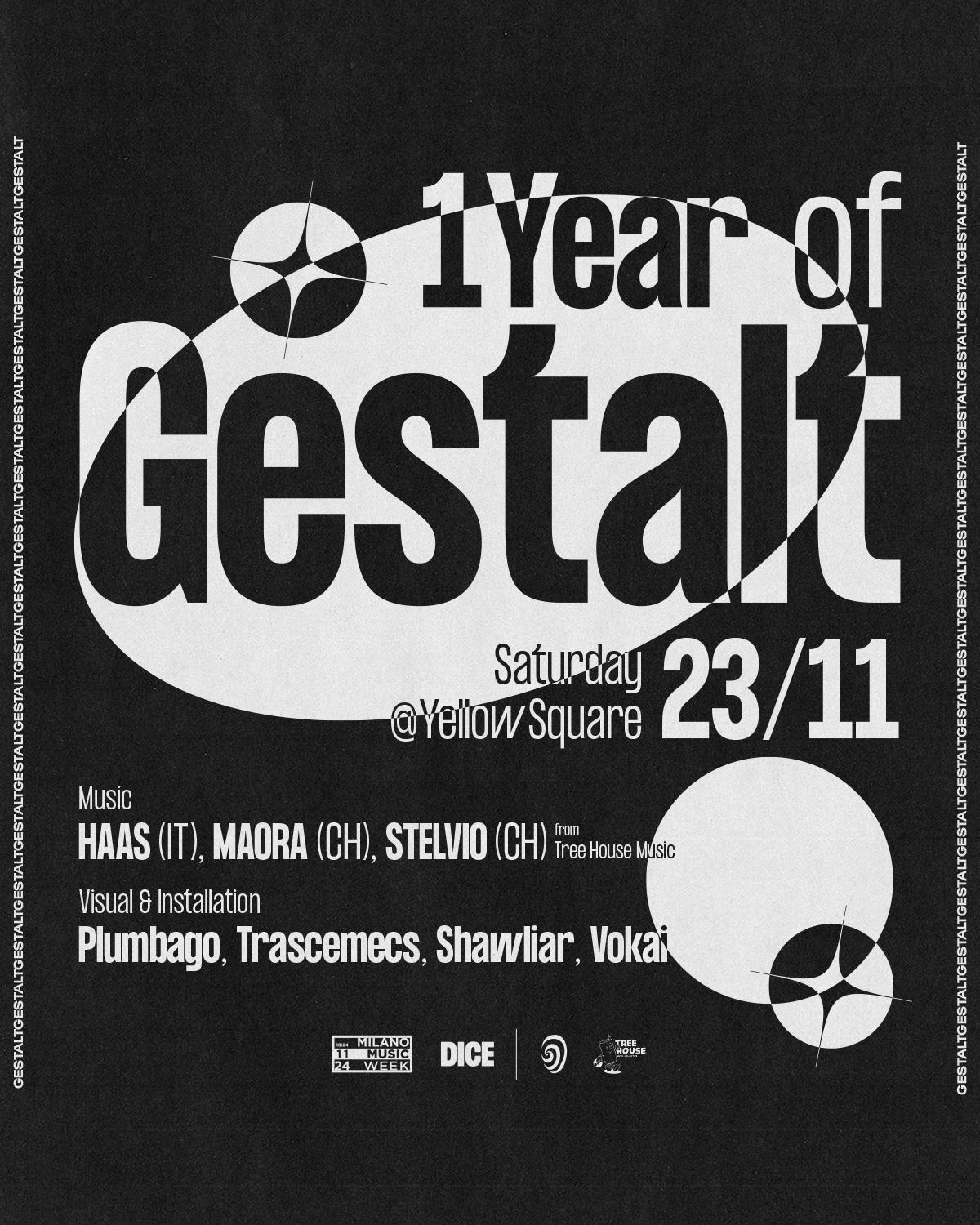 1 Year Of Gestalt With Maora, Stelvio, Haas At Yellow Square - Mmw 2024