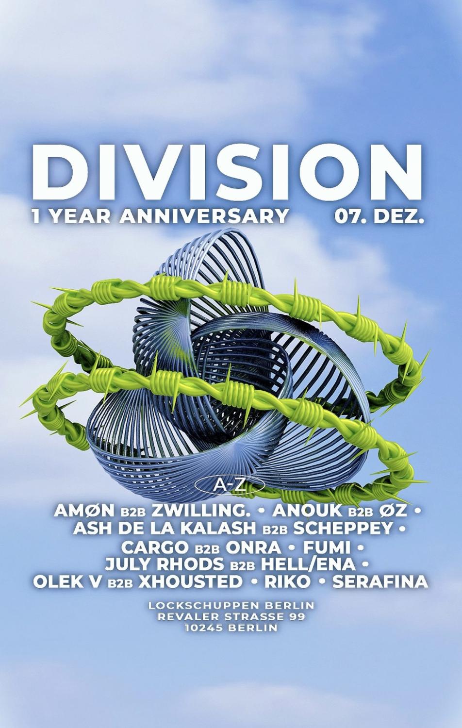 1 Year Division W/ Zwilling., Serafina, Cargo, Fumi, Riko Uvm