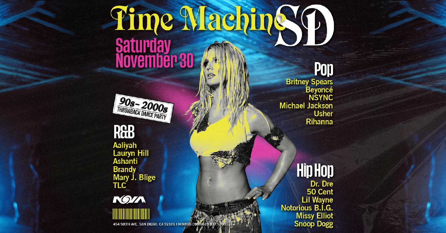 Time Machine: 90'S To 2000'S Dance Party