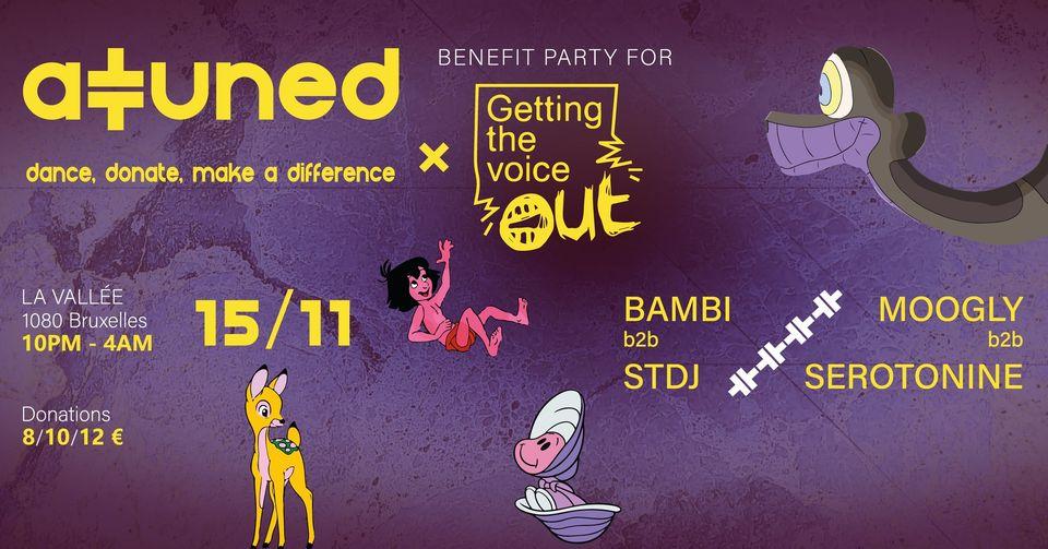 Benefit Party: Attuned X Getting The Voice Out