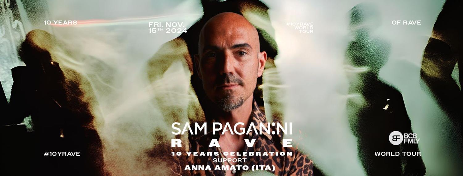 Sam Paganini - 10 Years Rave World Tour At Jolly Roger