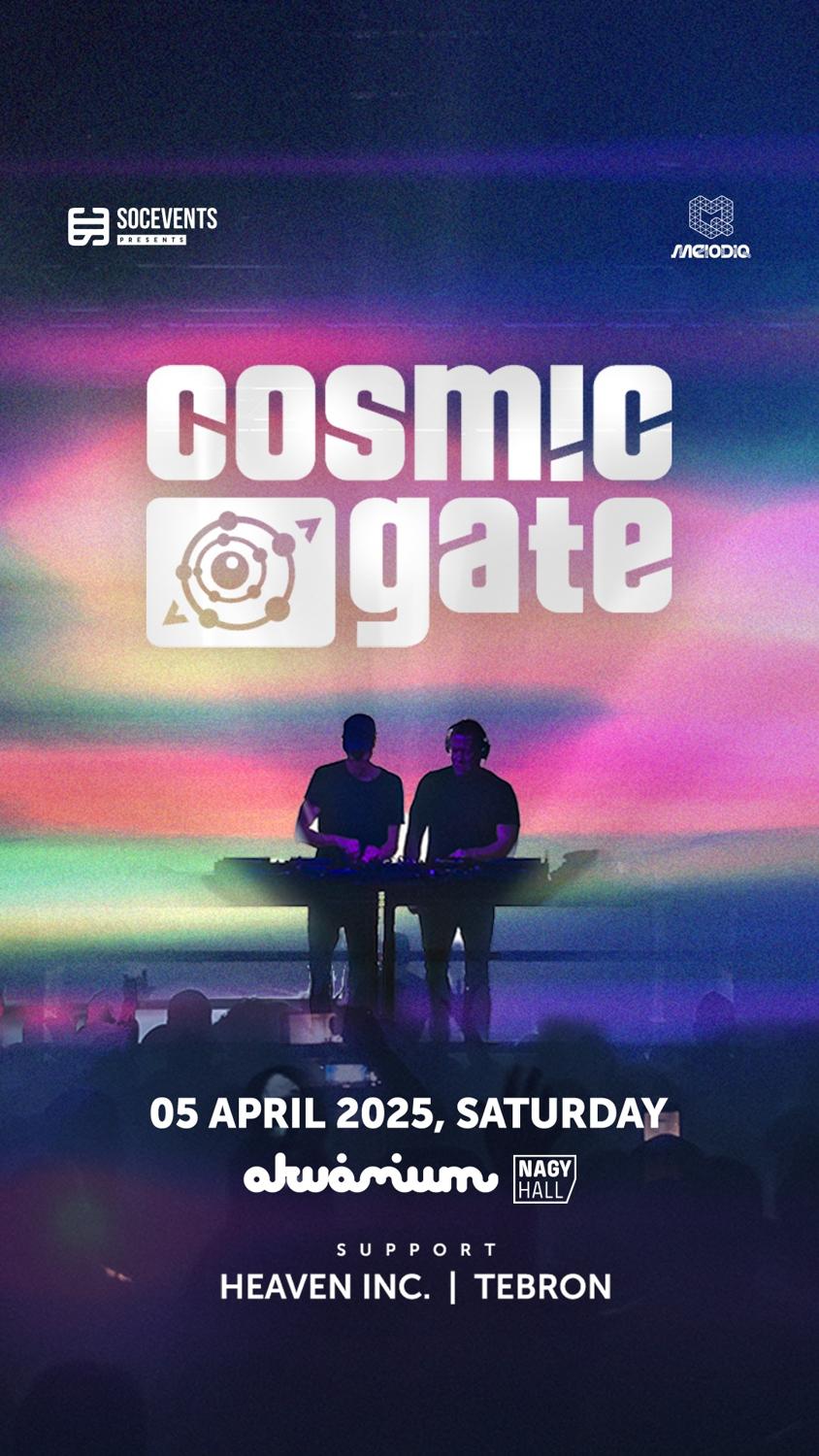 Melodiq Pres.: Cosmic Gate (De) - Apr 05 - Akvárium Klub/Nagyhall