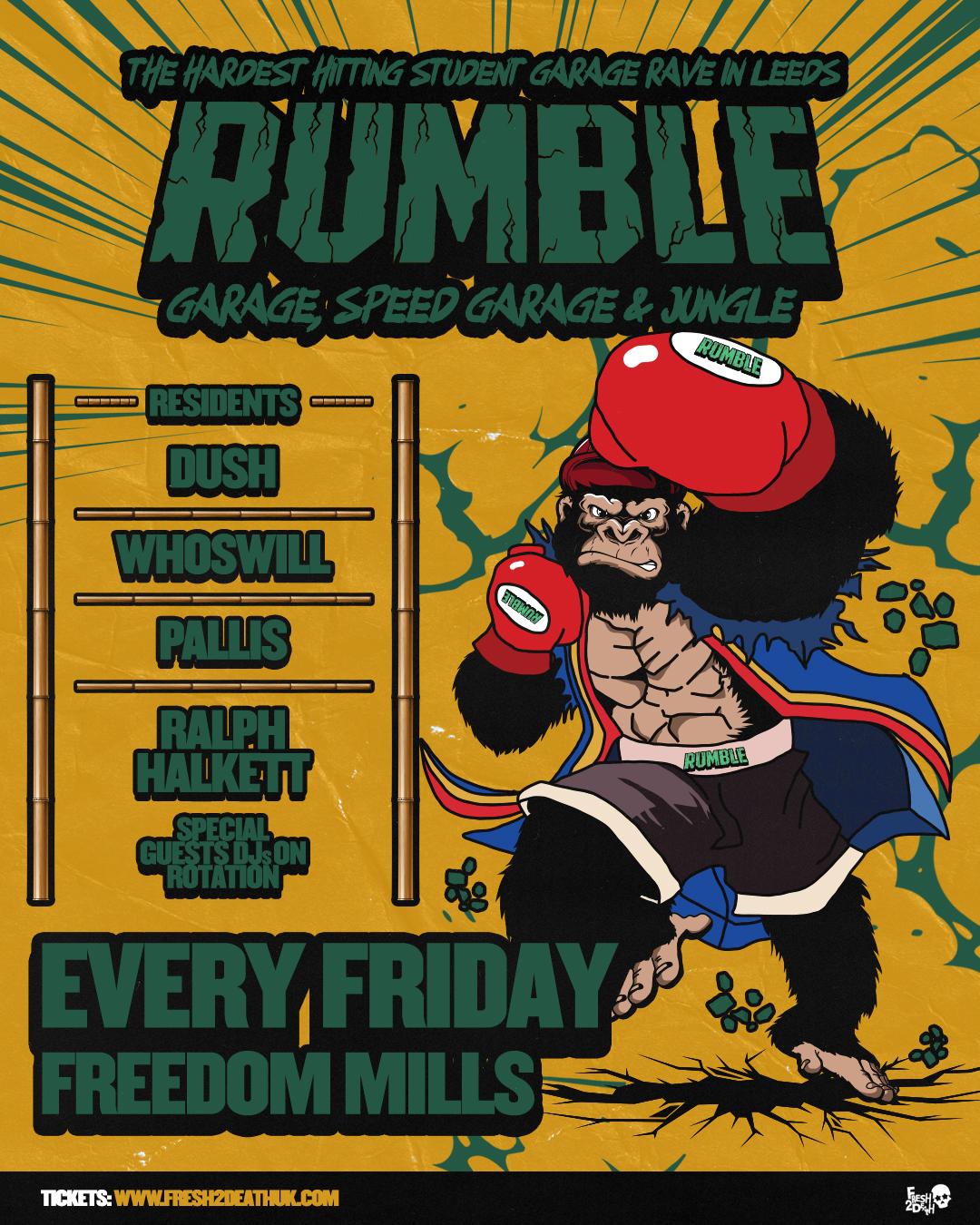 Rumble Rewind W/ Karnage Djs - Garage, Speed Garage & Bass