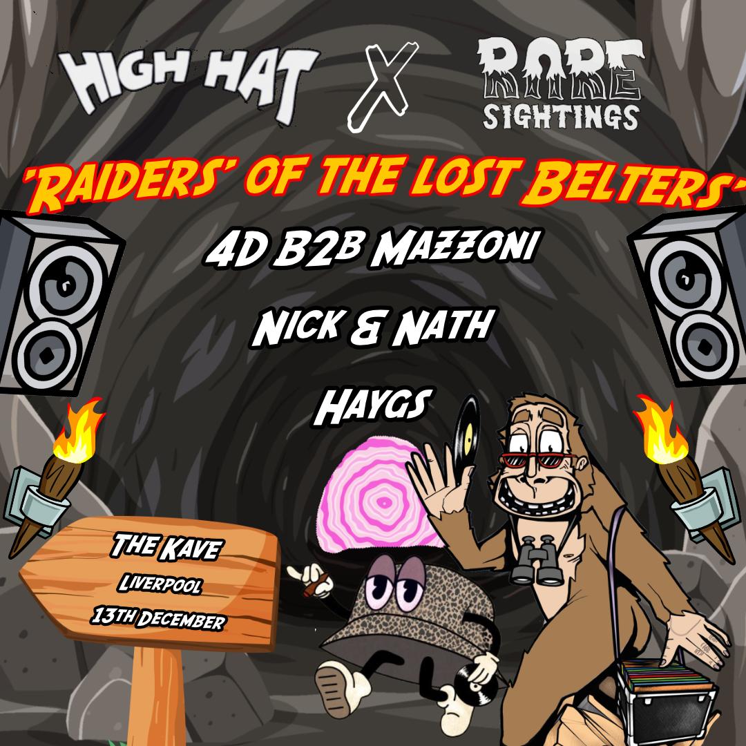 High Hat X Rare Sightings W/ Mazzoni B2B 4D, Nick & Nath