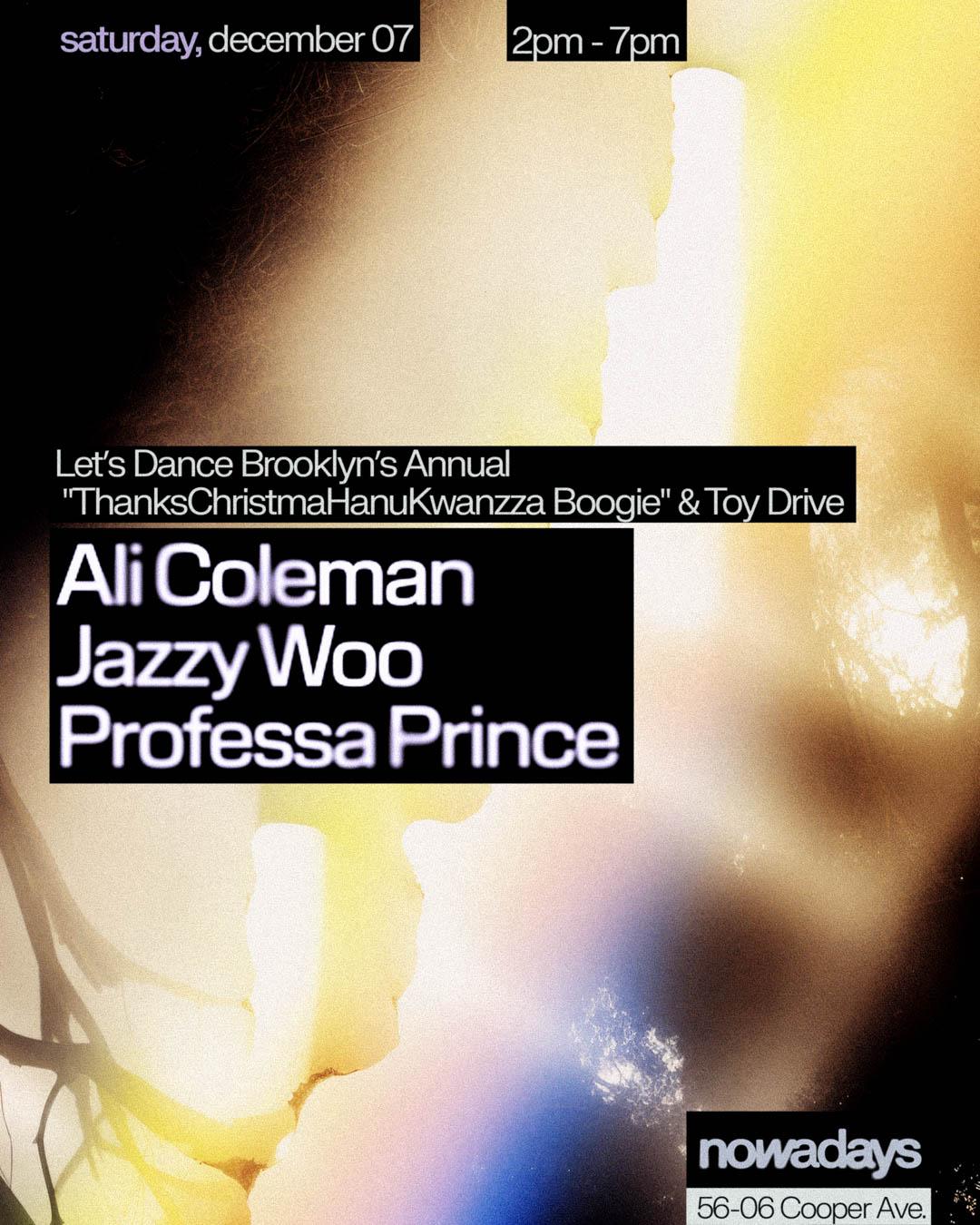 Let'S Dance Brooklyn'S Annual 'Thankschristmahanukwanzza Boogie' & Toy Drive