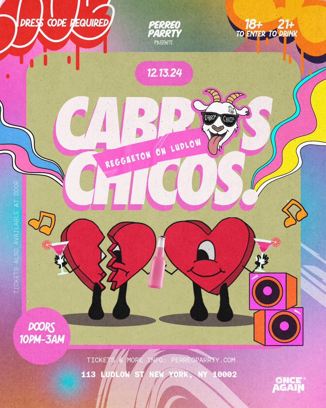 Cabros Chicos - Reggaeton On Ludlow - 18+ Latin & Reggaeton Dance Party