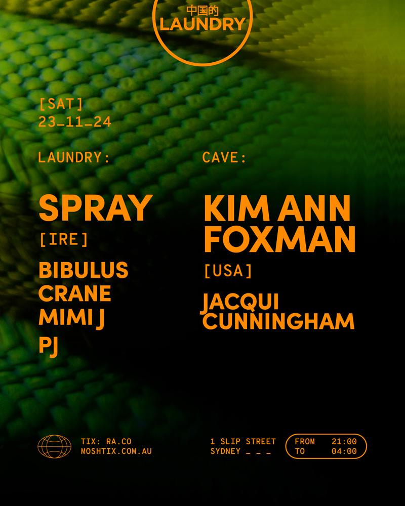 Chinese Laundry Invites Spray [Ire] + Kim Ann Foxman [Usa]