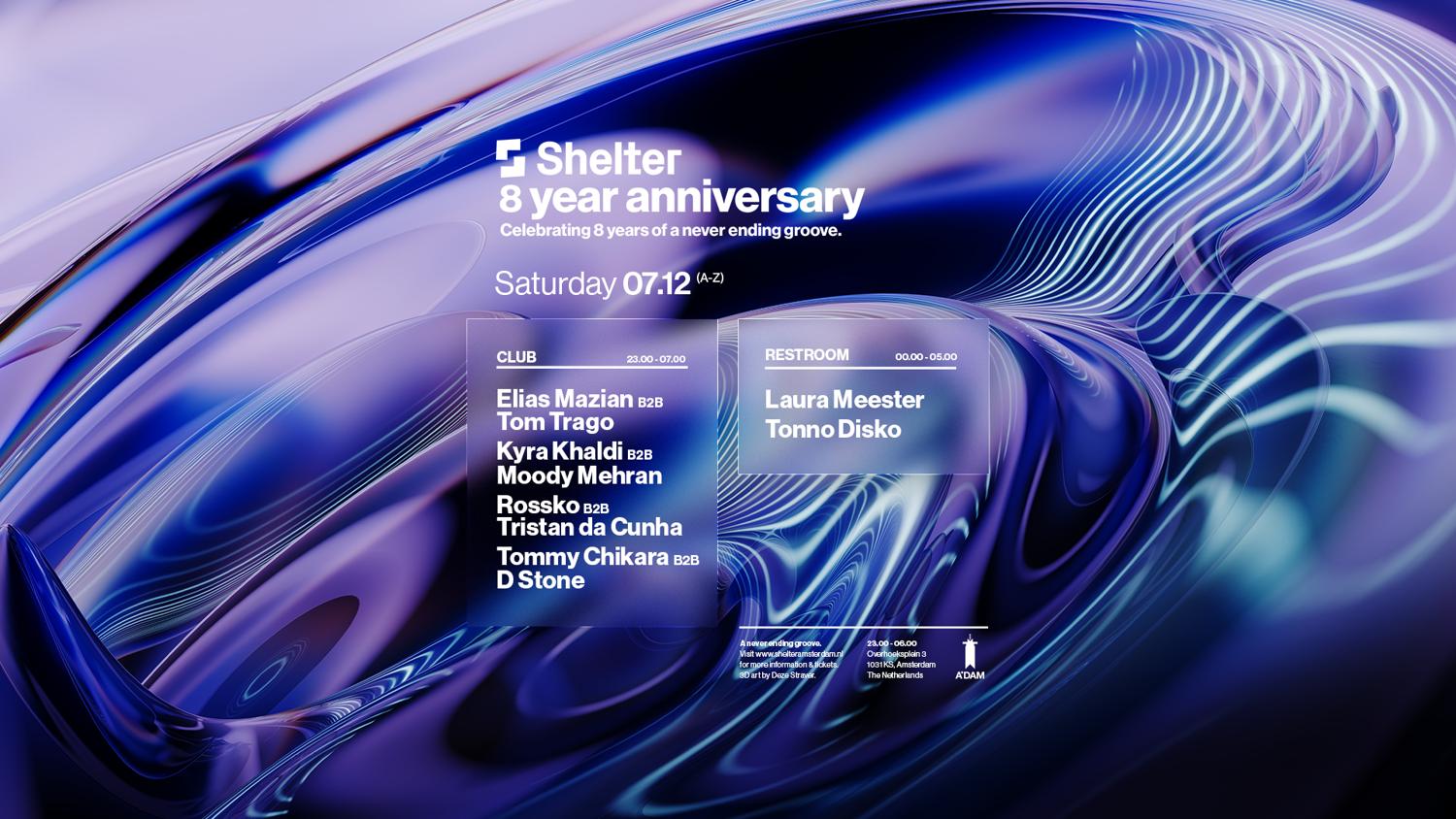 Shelter 8 Year Anniversary