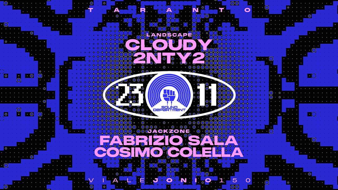 Sound Department 23 November With Cloudy And Fabrizio Sala