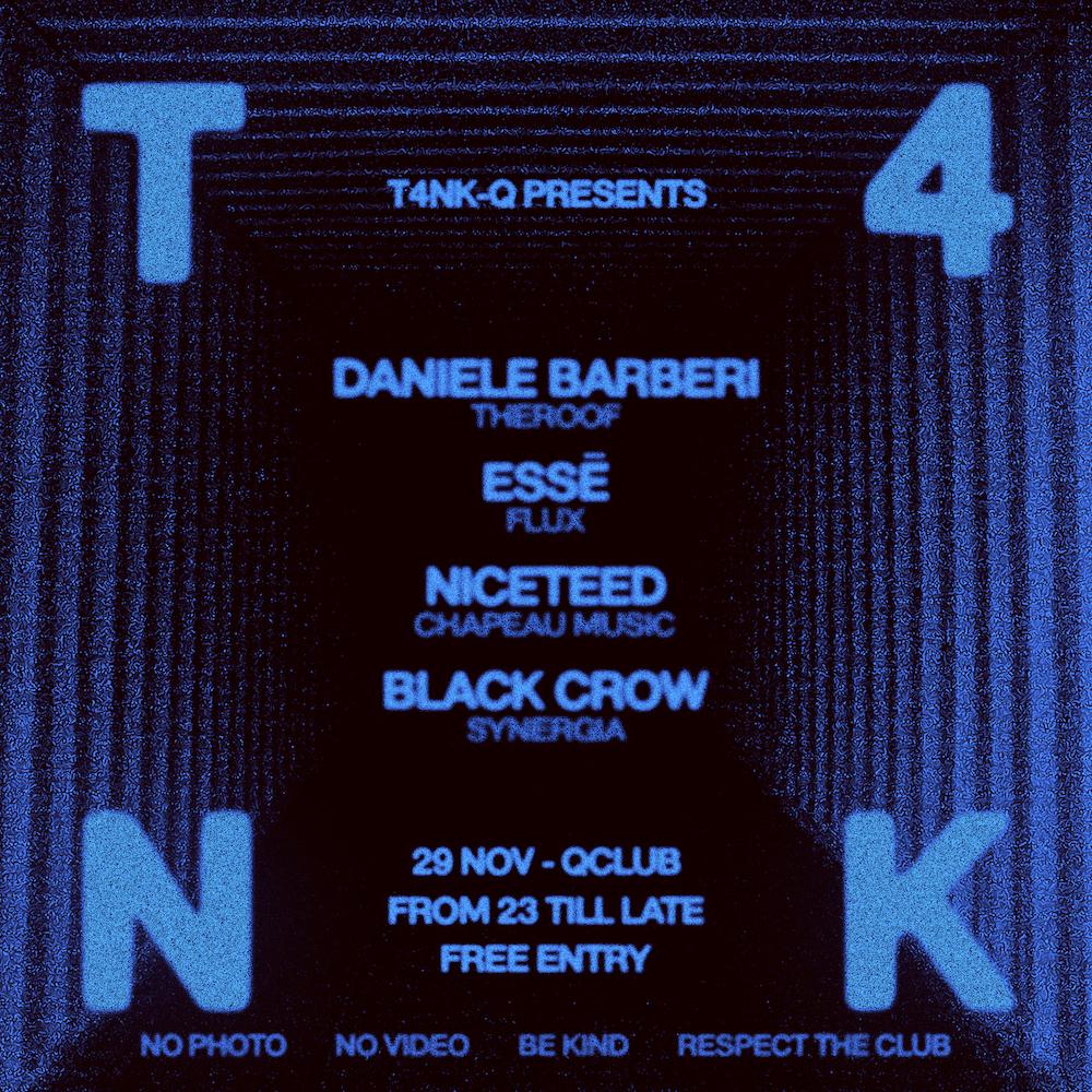 T4Nk-Q: Daniele Barberi, Essē, Niceteed, Black Crow