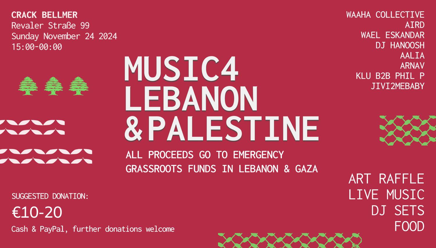 Music 4 Lebanon & Palestine