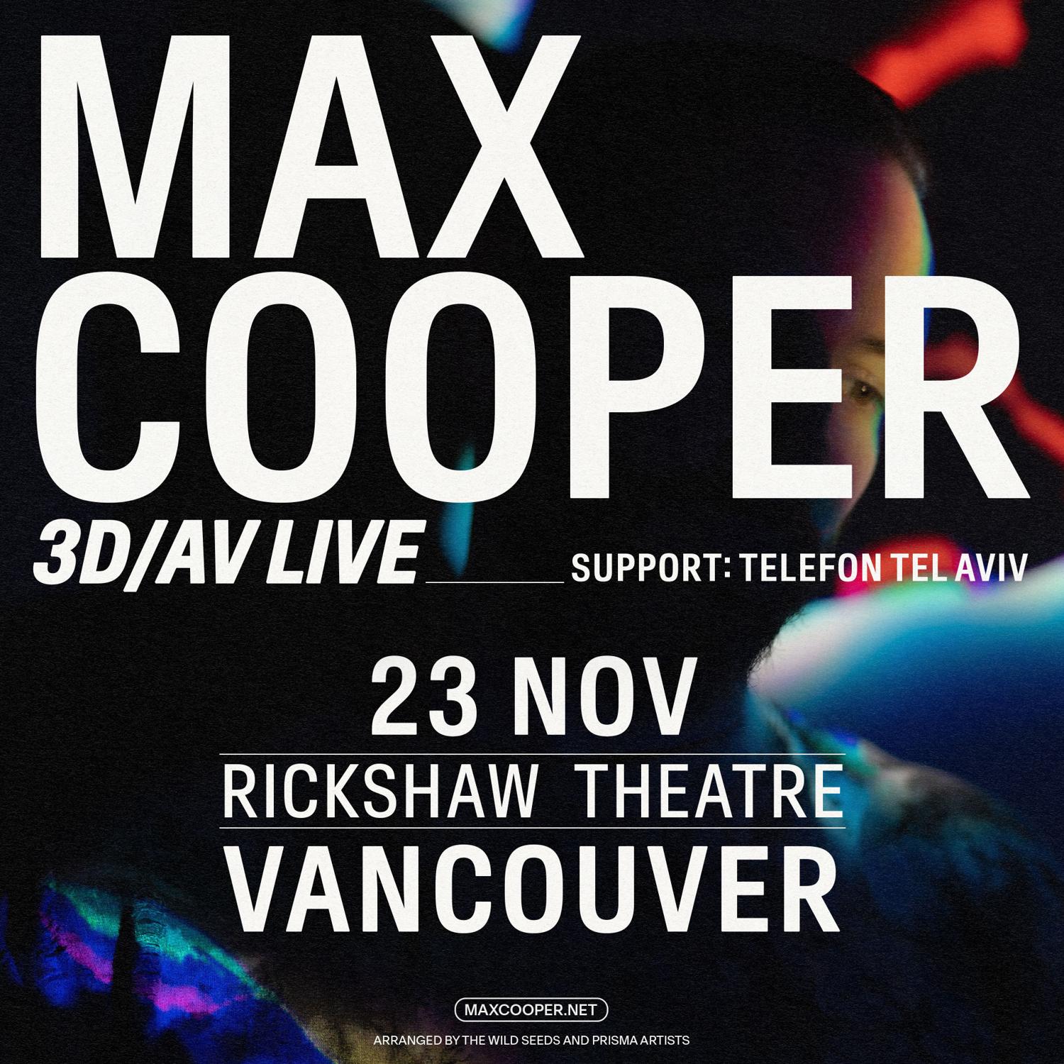 Max Cooper 3D/Av Live