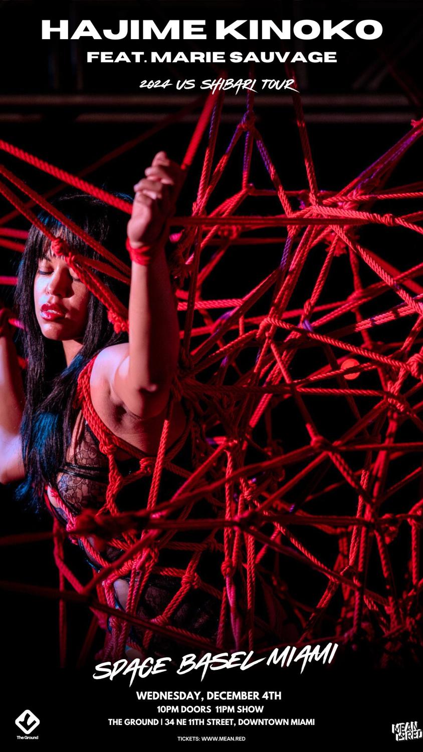 Hajime Kinoko & Marie Sauvage: Shibari Performance Tour 2024