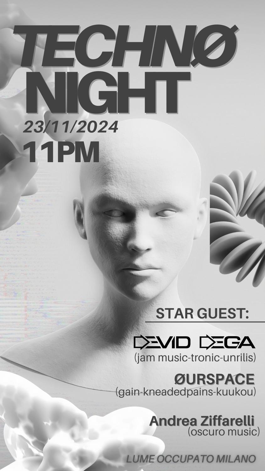 Lume_ Ground Tales_ Techno Night With: Devid Dega