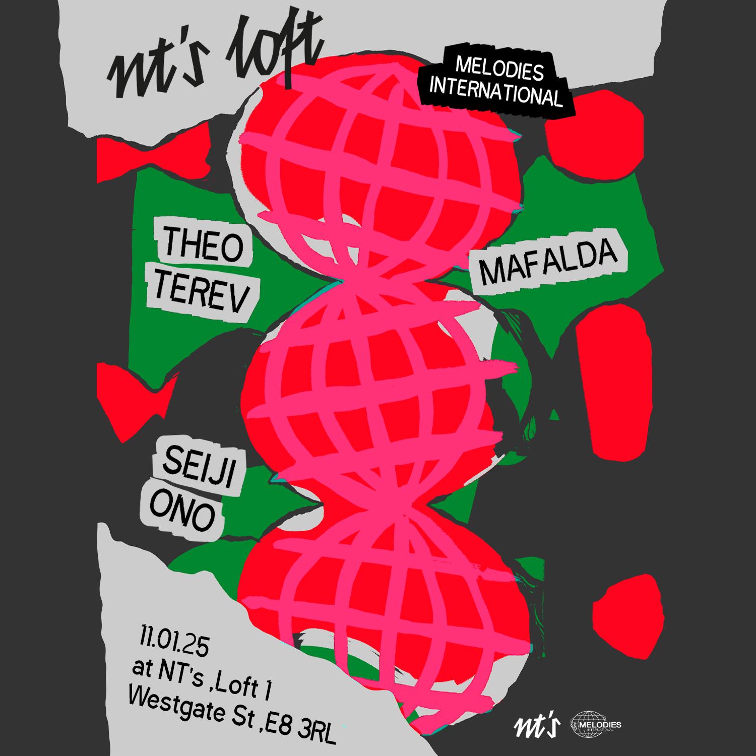 Mafalda, Theo Terev & Seiji Ono (Melodies International) At Nt'S Loft