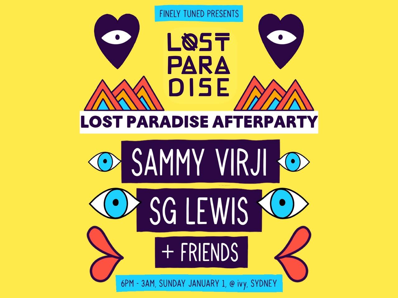 Lost Paradise Afterparty - January 1 W. Sammy Virji, Sg Lewis + Friends