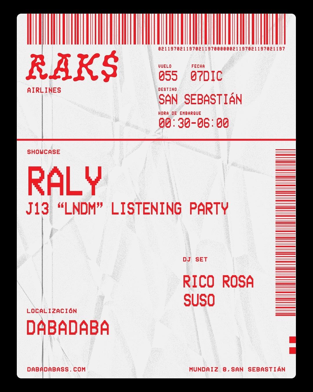 Rak$ Club Vuelo N°55: Raly + J13 + Rico Rosa + Katana