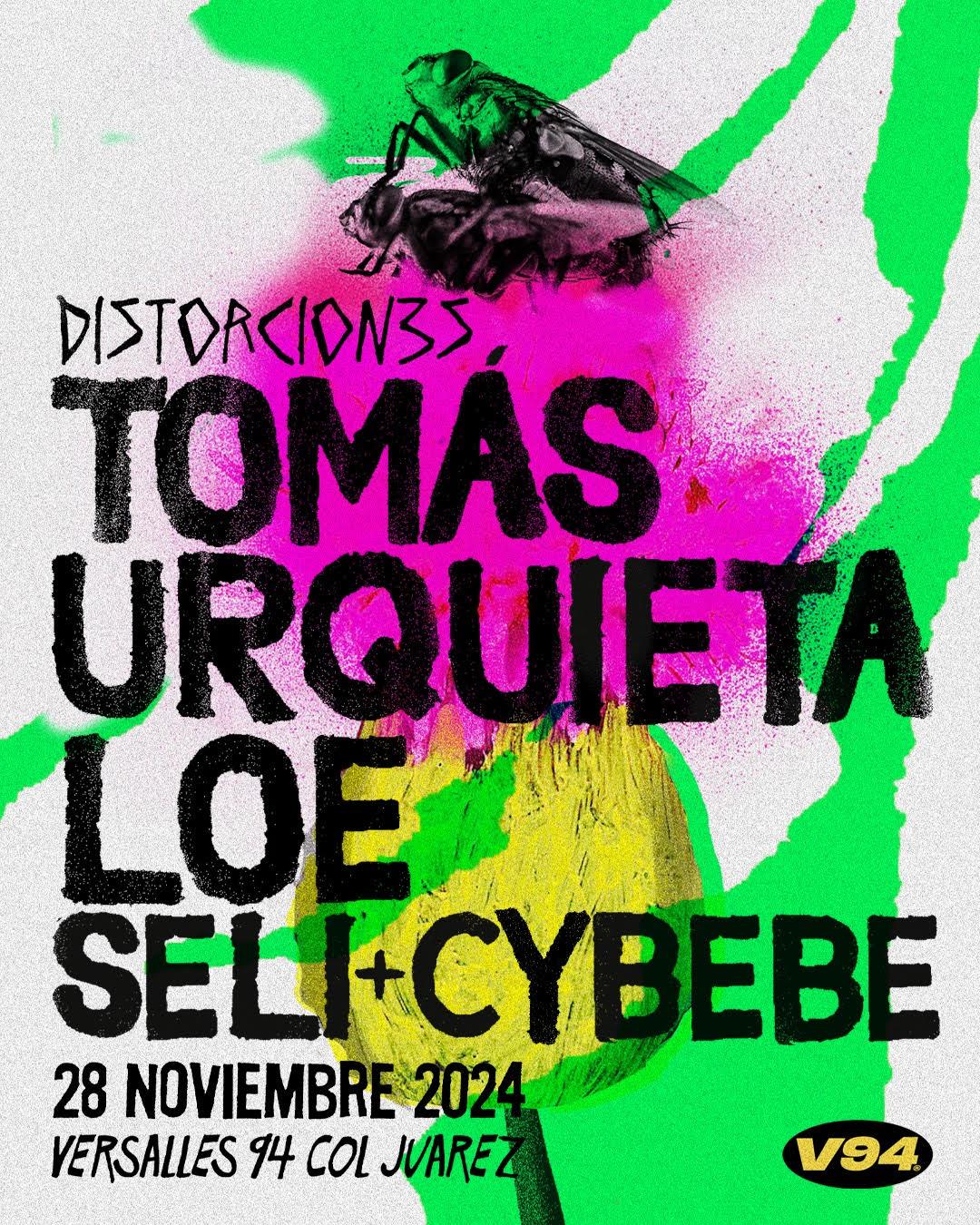 Distorcion3S: Tomás Urquieta, Loe, Seli B2B Cybebe