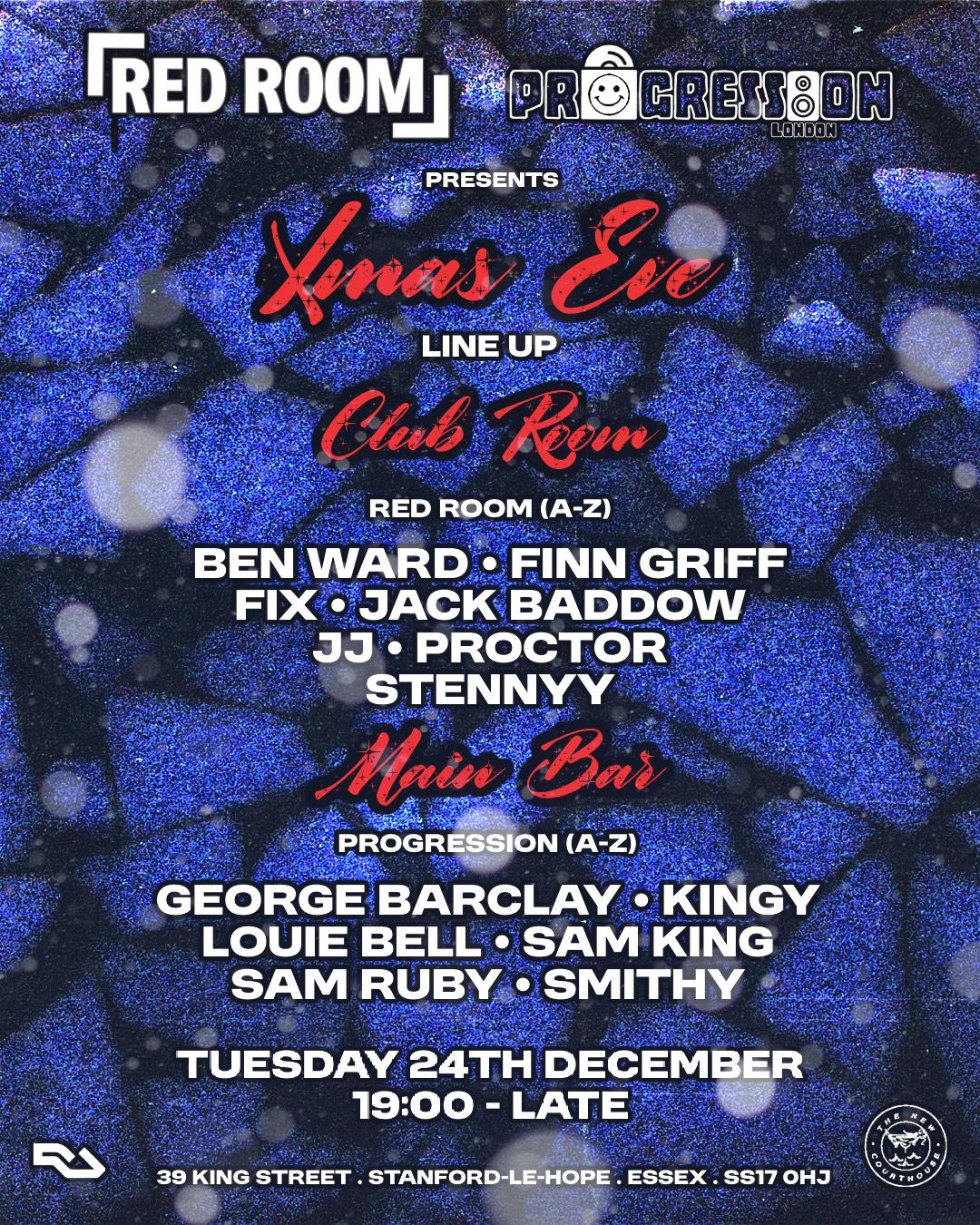 Red Room & Progression Present Xmas Eve