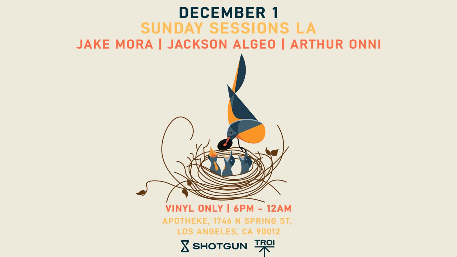 Sunday Sessions La (Vinyl Only) [Tickets Avail At The Door] Open-Air