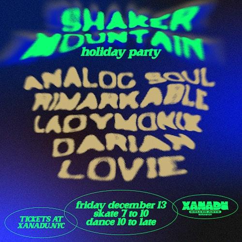 Shaker Mountain Holiday Party: Analog Soul, Rimarkable, Ladymonix, Darian, Lovie