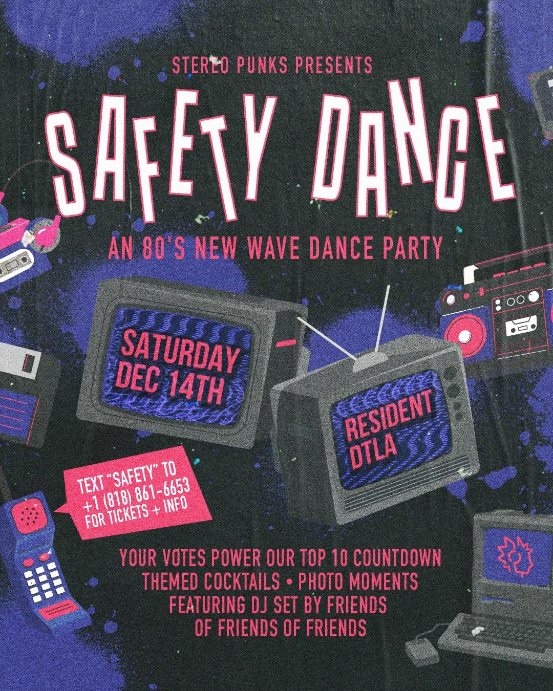 Safety Dance: An 80'S New Wave Dance Party