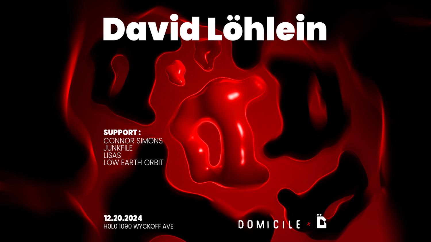 Agape X Domicile Present: David Löhlein (Nyc Debut)