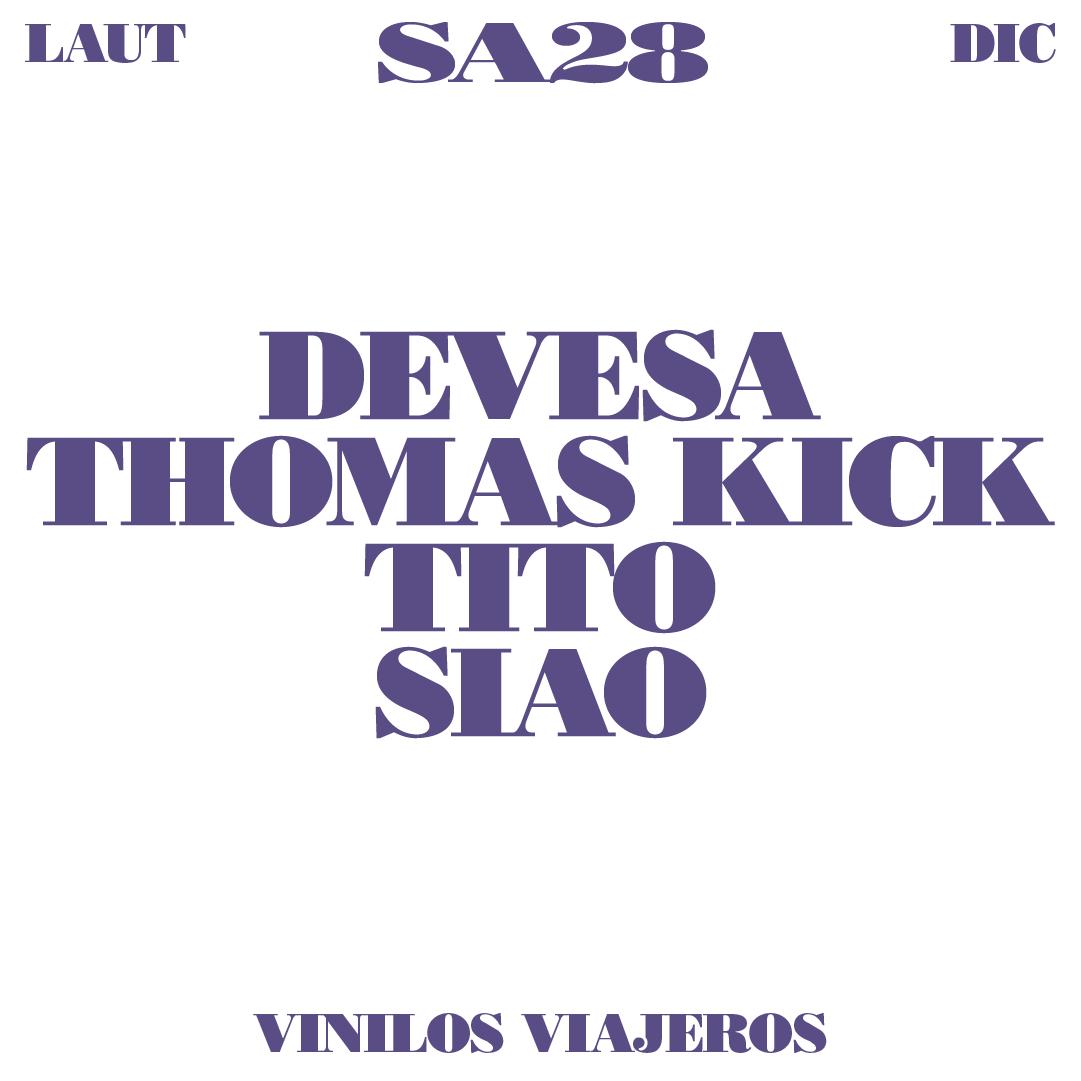 Vinilos Viajeres: Devesa + Thomas Kick+ Tito + Siao