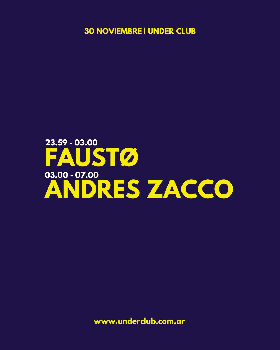 Under Club: Fustø & Andres Zacco