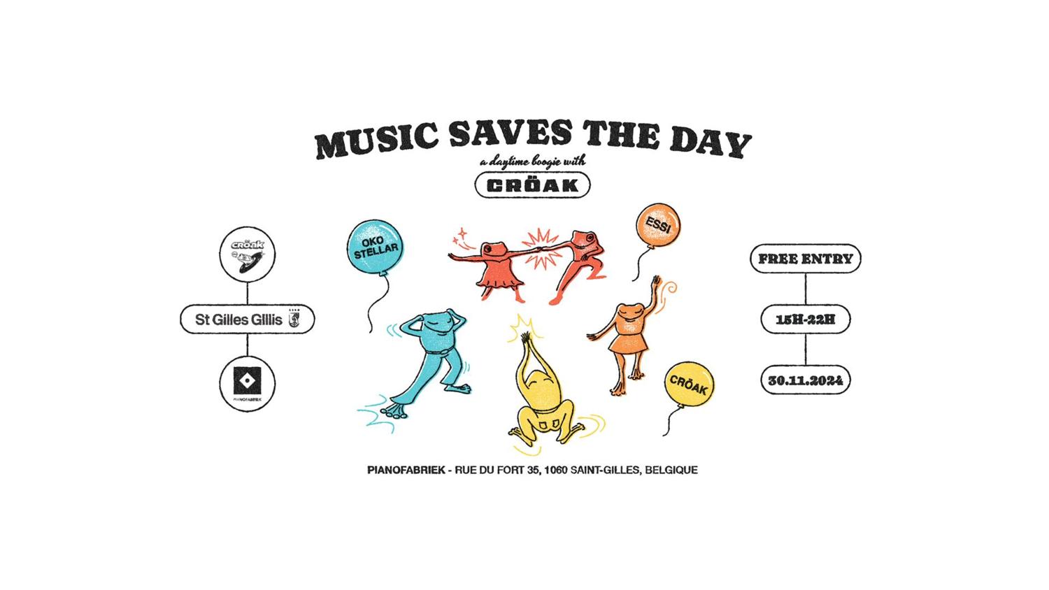 Music Saves The Day: A Daytime Boogie With Croak