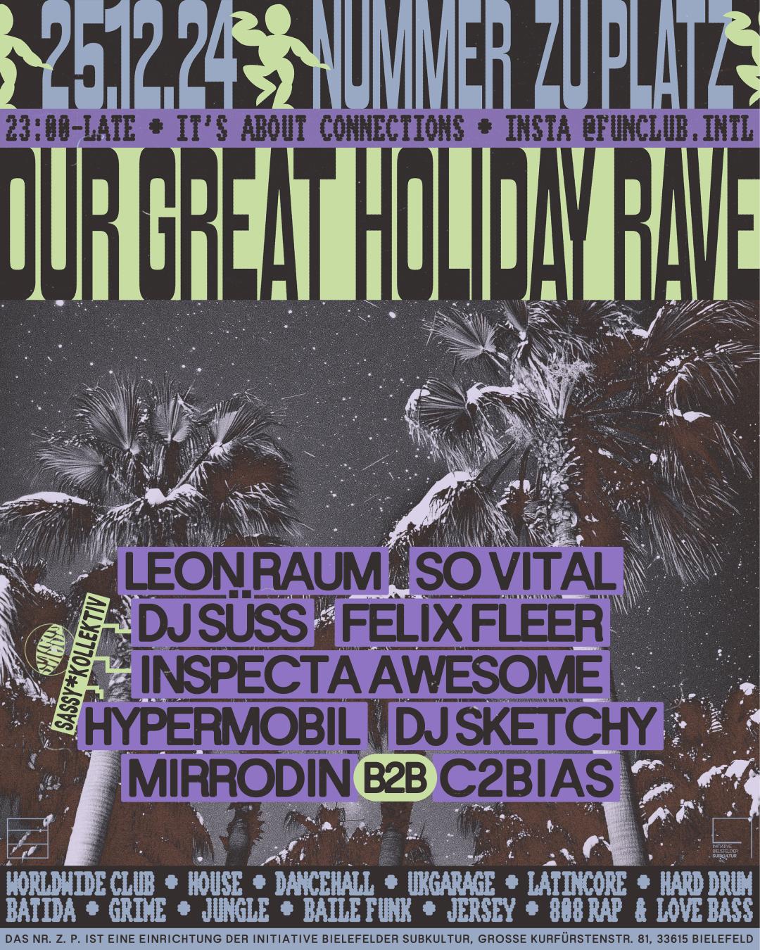 Our Great Holiday Rave • Funclub Intl