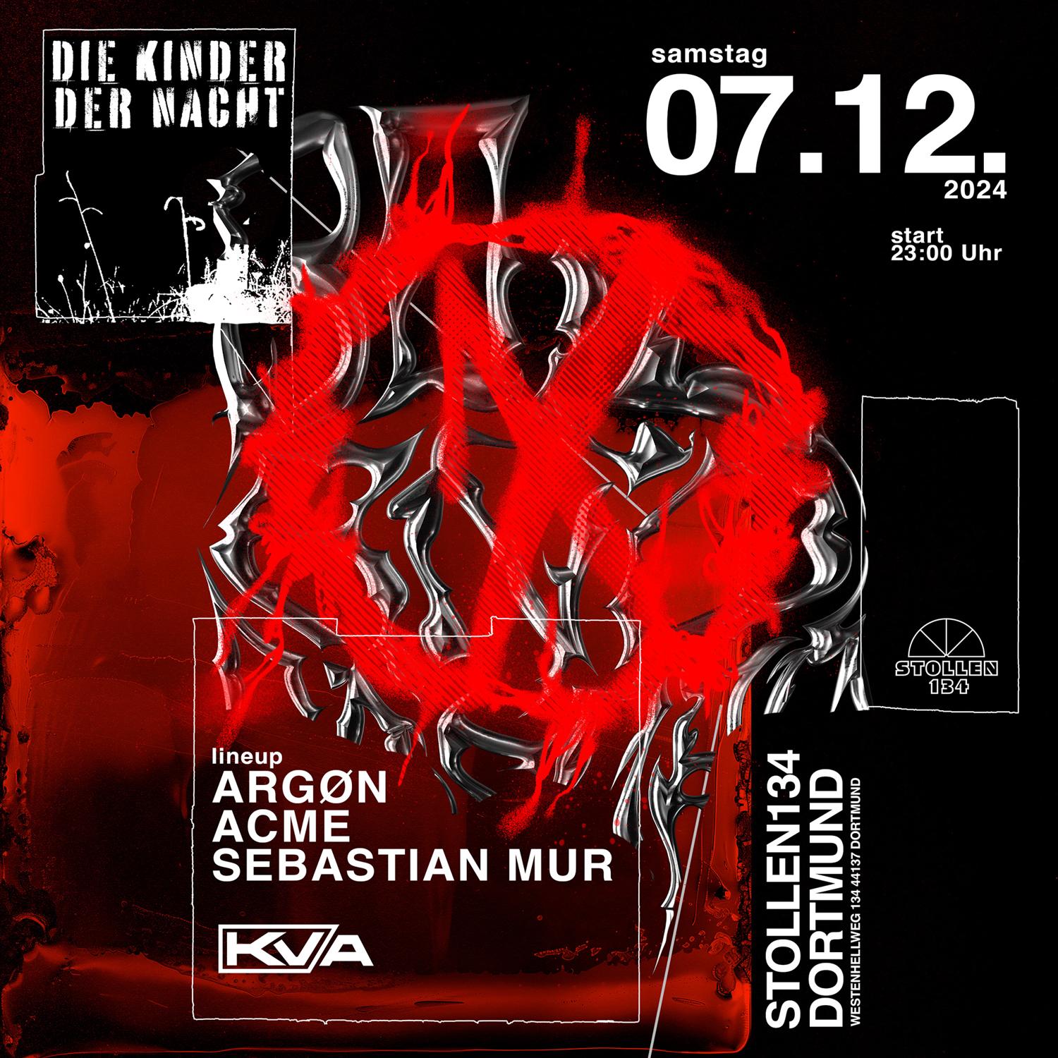 Die Kinder Der Nacht With Acme, Argøn & Sebastian Mur