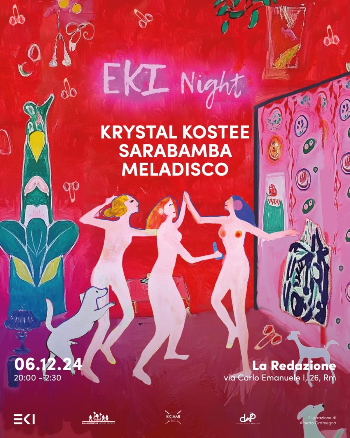 Eki Night 05 With Krystal Kostee, Sarabamba, Meladisco, Daria D'Antonio, Giulia Mucci