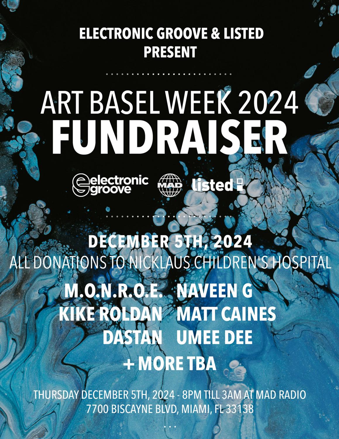 Eg & Listed Present Art Basel Fundraiser 2024