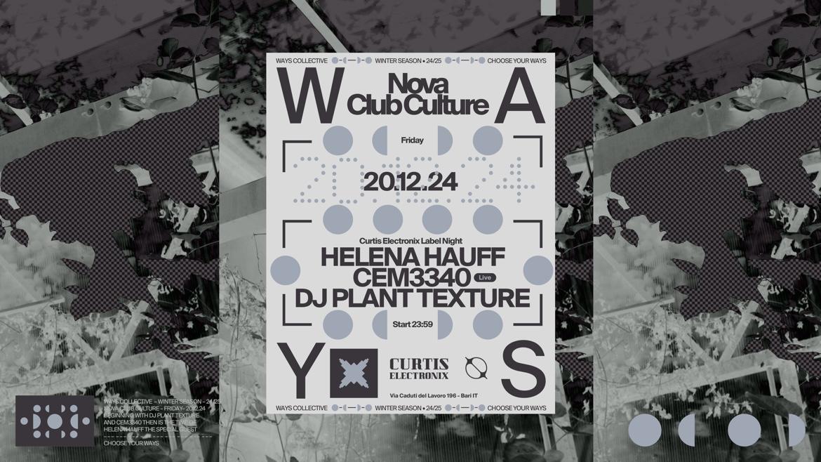 Ways Meets Curtis Electronix With Helena Hauff