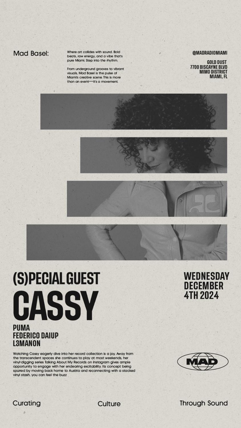 Mad Basel Special Guest Cassy