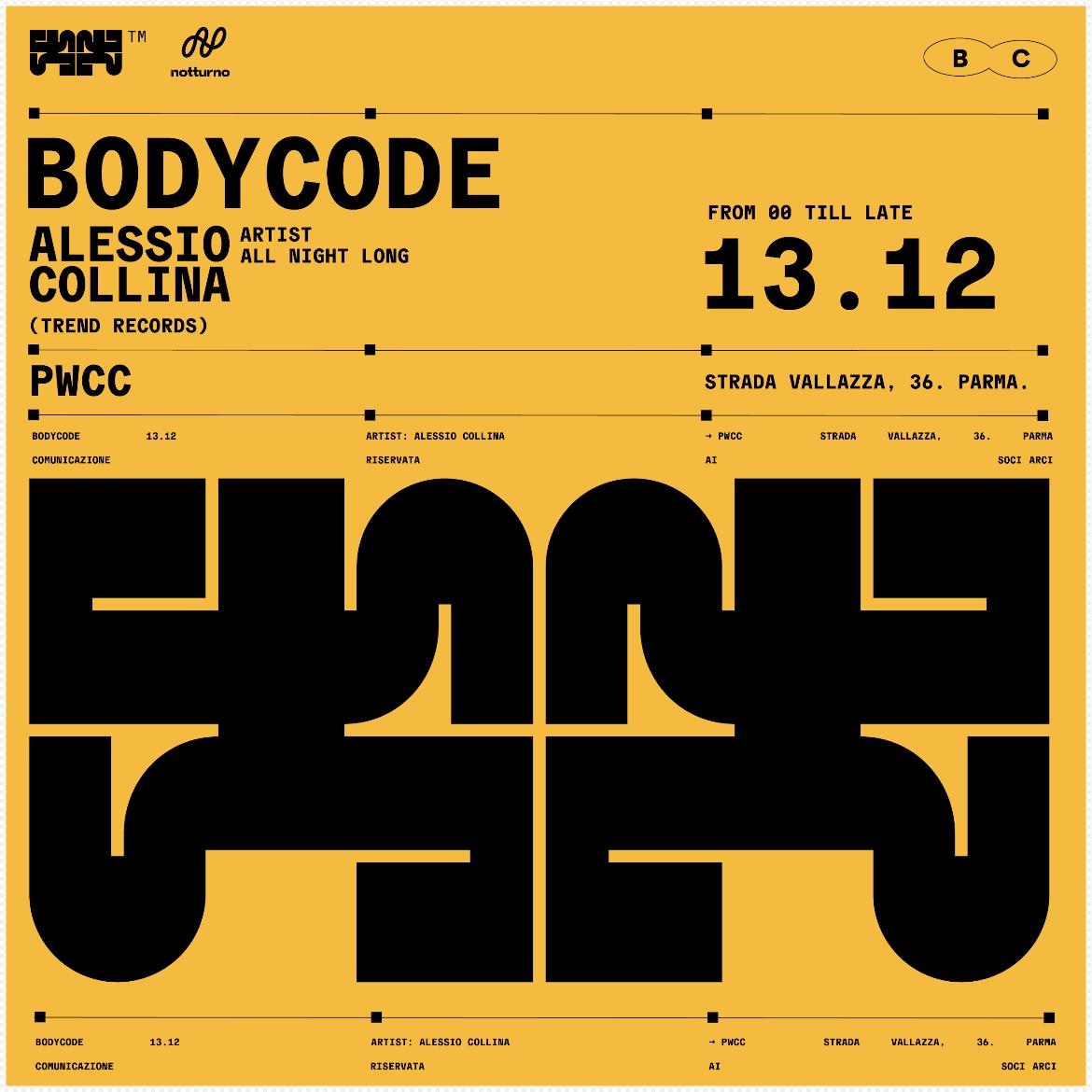 Bodycode With Alessio Collina All Night Long (Trend Records)