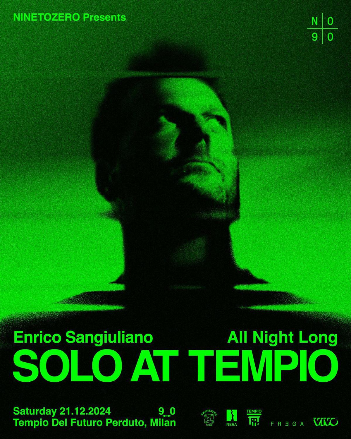 Solo At Tempio: Enrico Sangiuliano All Night Long