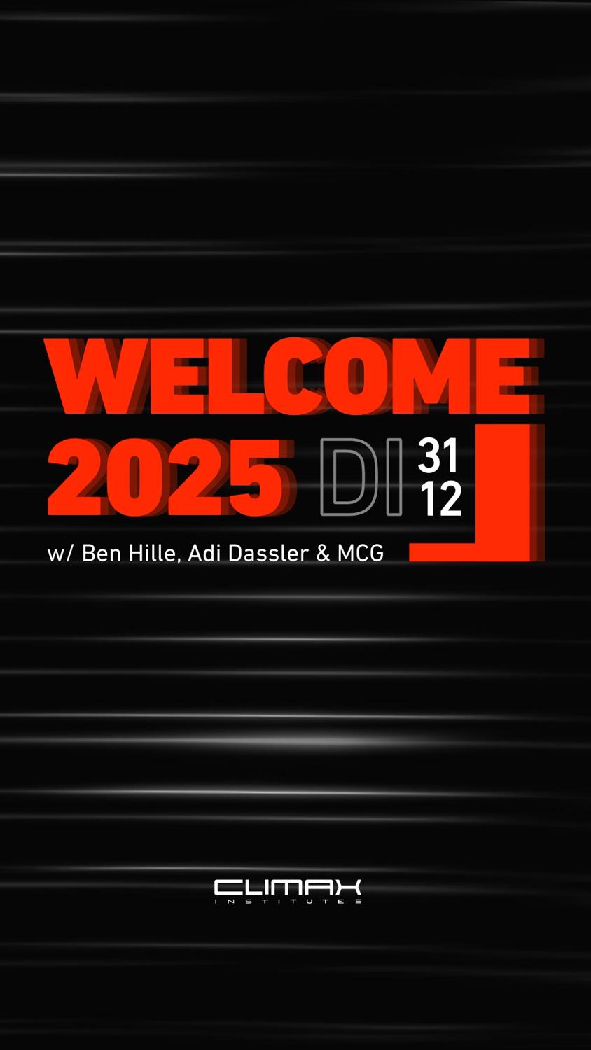 Welcome 2025 With Ben Hille, Adi Dassler, Mcg