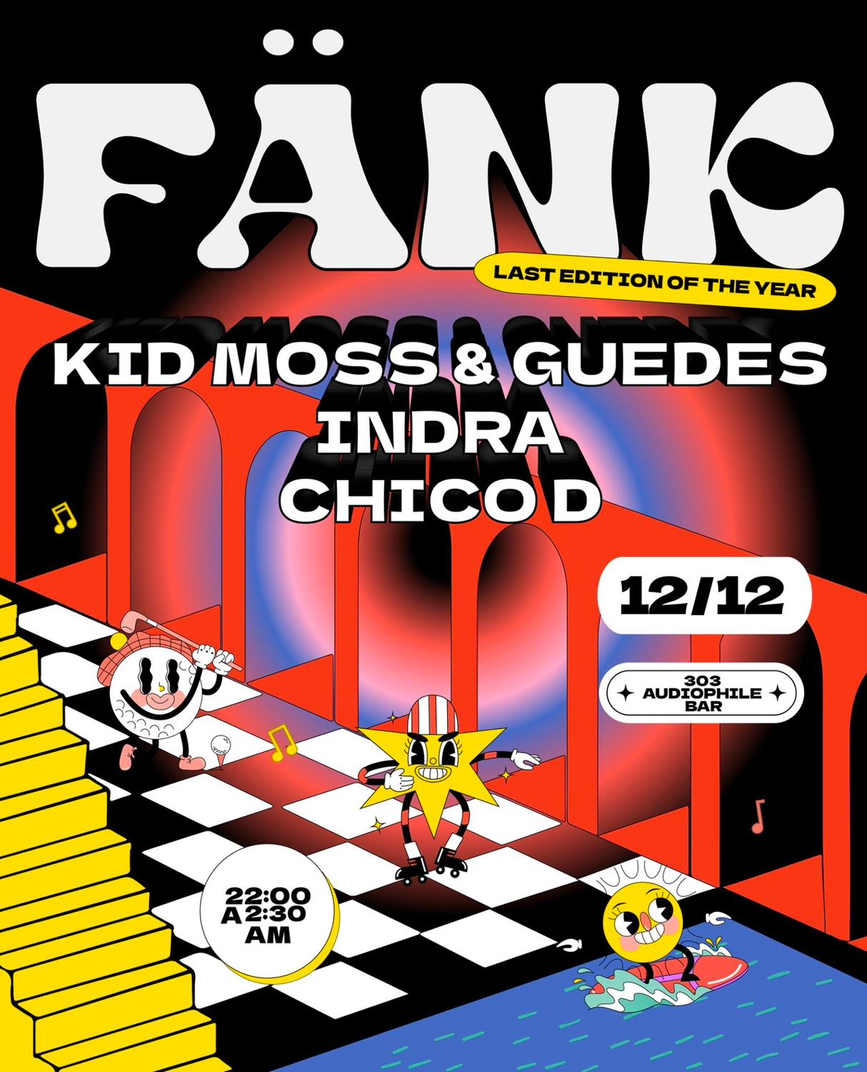 Fänk At 303 - Kid Moss & Guedes - Indra - Chico D