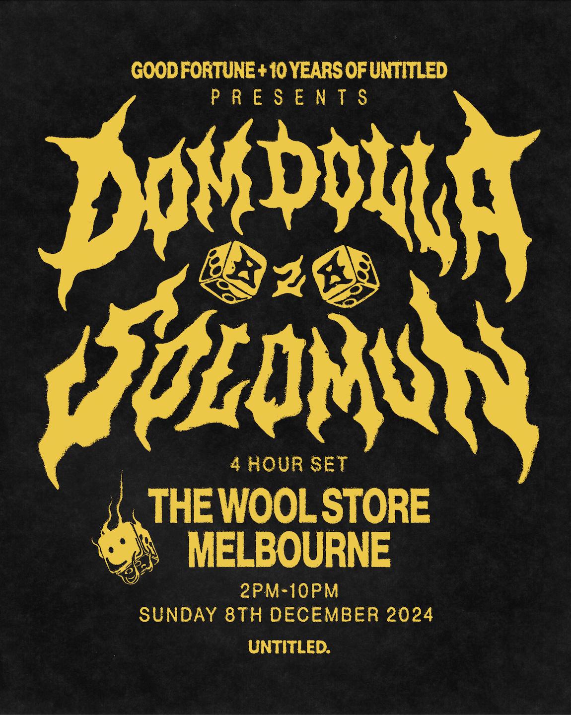 Dom Dolla B2B Solomun - The Wool Store