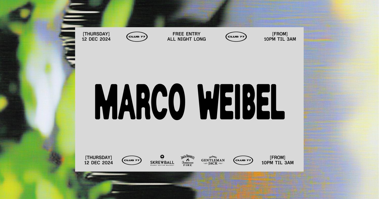 Thursdays At 77: Marco Weibel