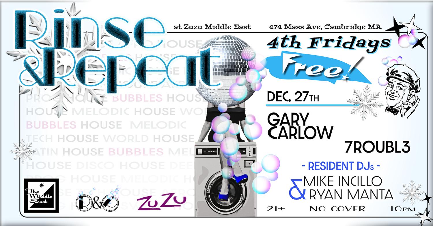 R&R: A Night Of House Music & Bubbles With Gary Carlow, 7Roubl3,