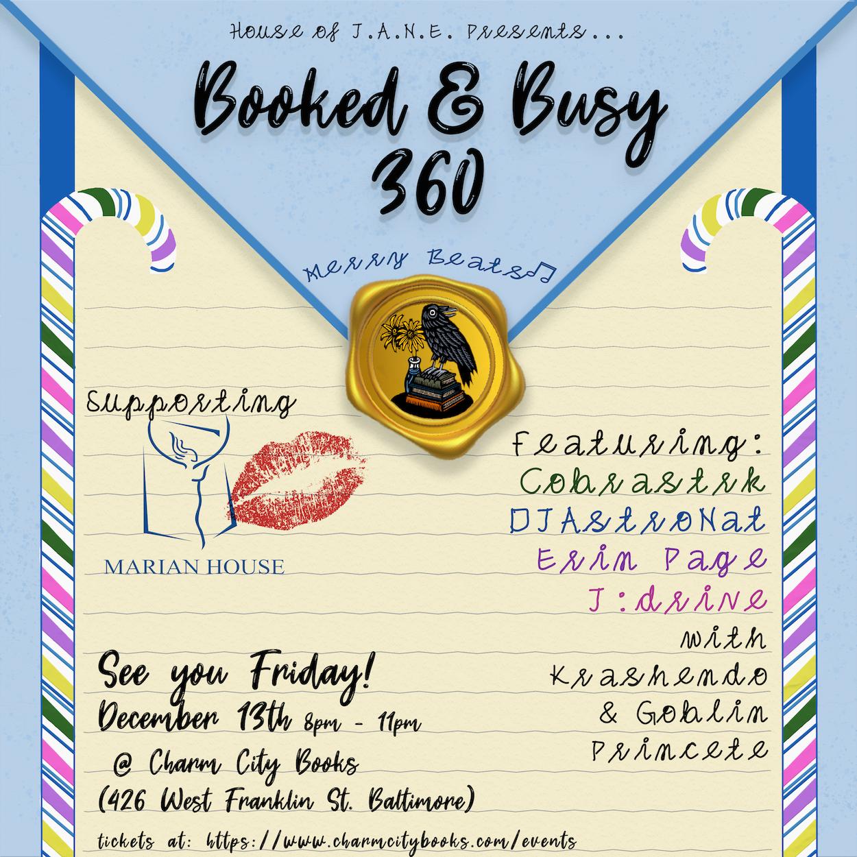 House Of J.A.N.E. Presents... Booked & Busy 360: Holiday Edition