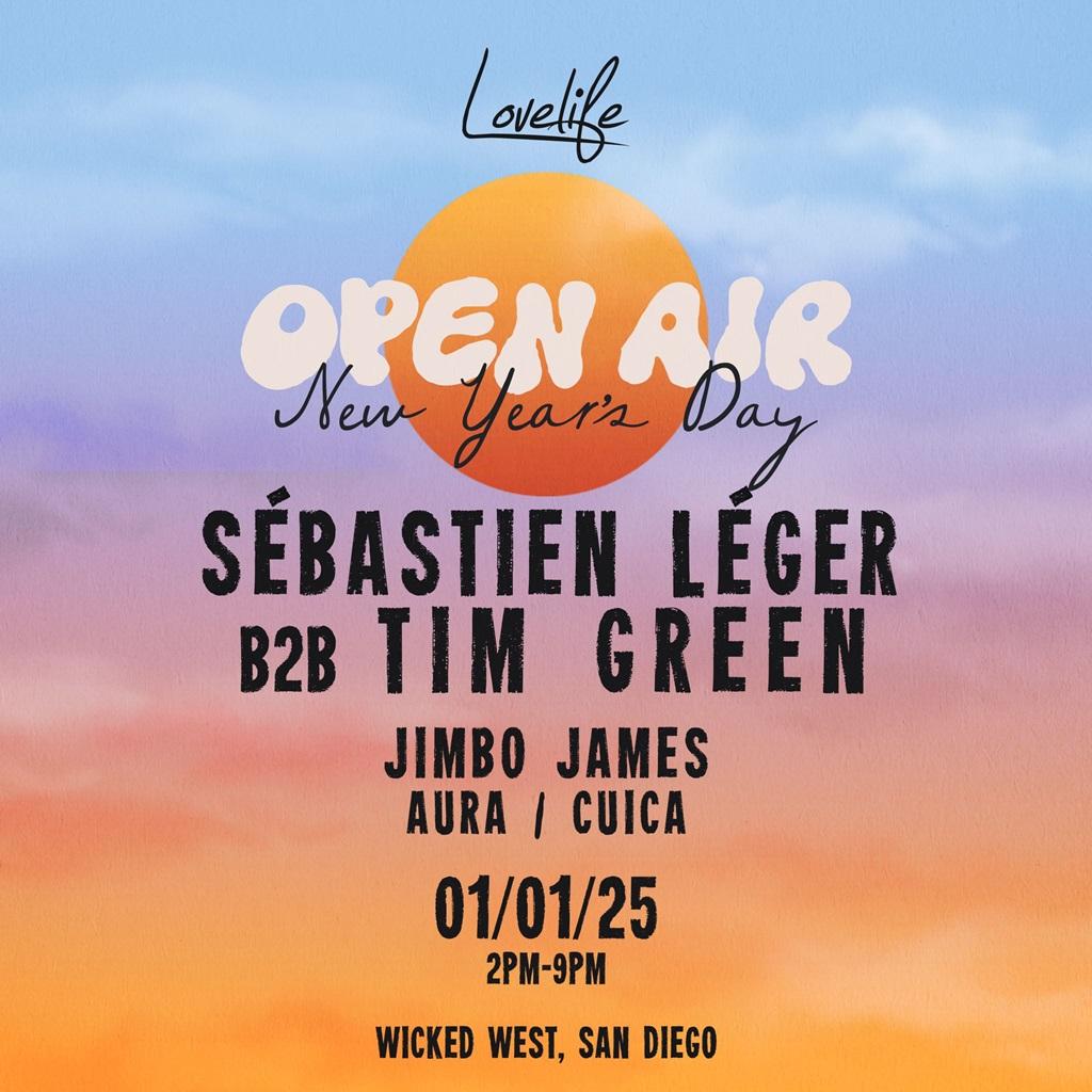 Lovelife Open Air Nyd Ft. Sébastien Léger B2B Tim Green