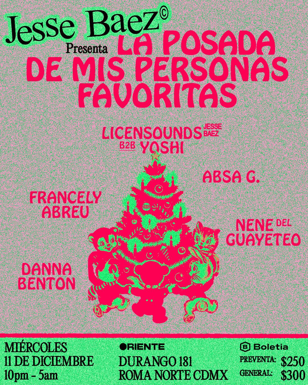 Jesse Baez Presenta: La Posada De Mis Personas Favoritas